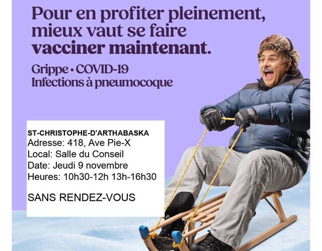 Clinique de vaccination 21 décembre 2023